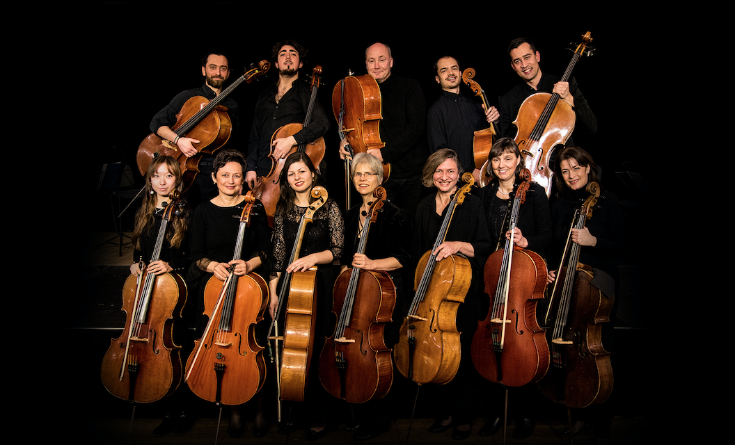 Die 12 Hellweger Cellisten aus 9 Nationen